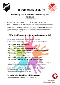 Einladung Marita Ritter Fitnesstag